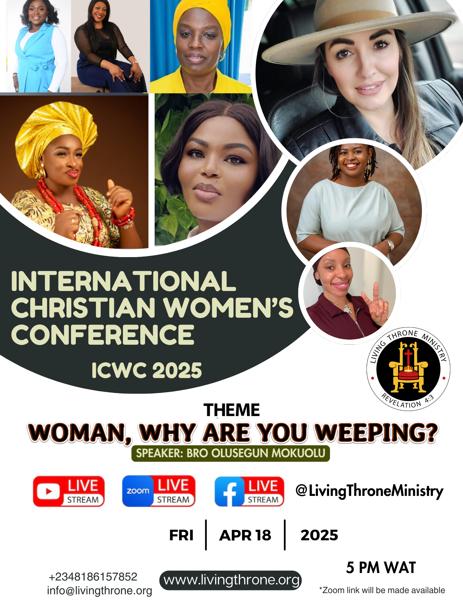 International Christian Women’s Conference event poster